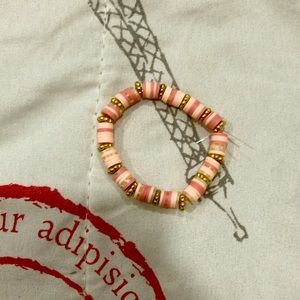 Very cute clay bead bracelet
